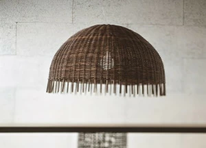 Gervasoni Подвесной светильник из ротанга Croco