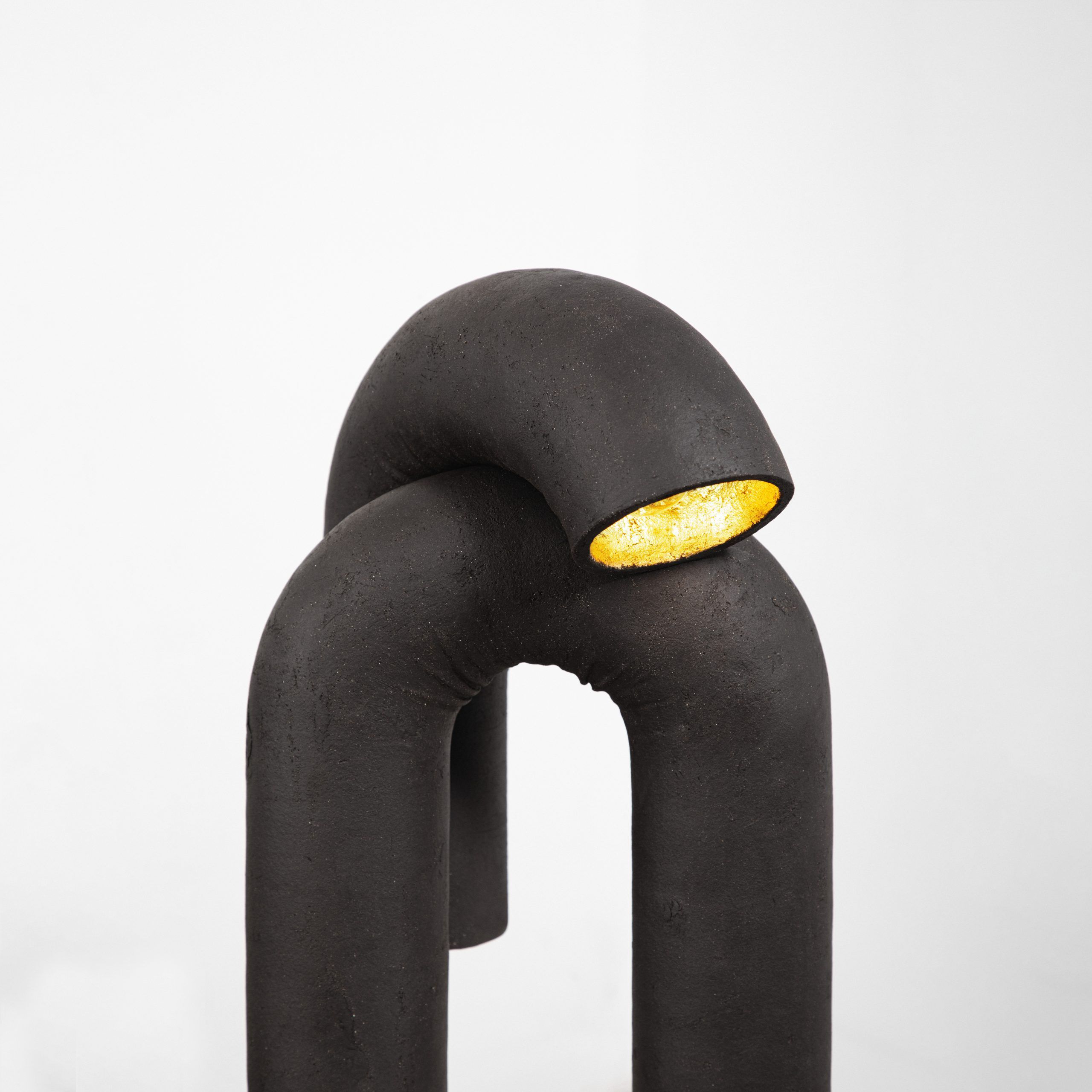 Настольная лампа ручной работы из глины LO Contemporary PENDULŪ ARCH-00011744 - Вид №2