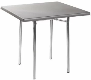 2670 Стол Tiramisu 80*80 серебро R-HOME
