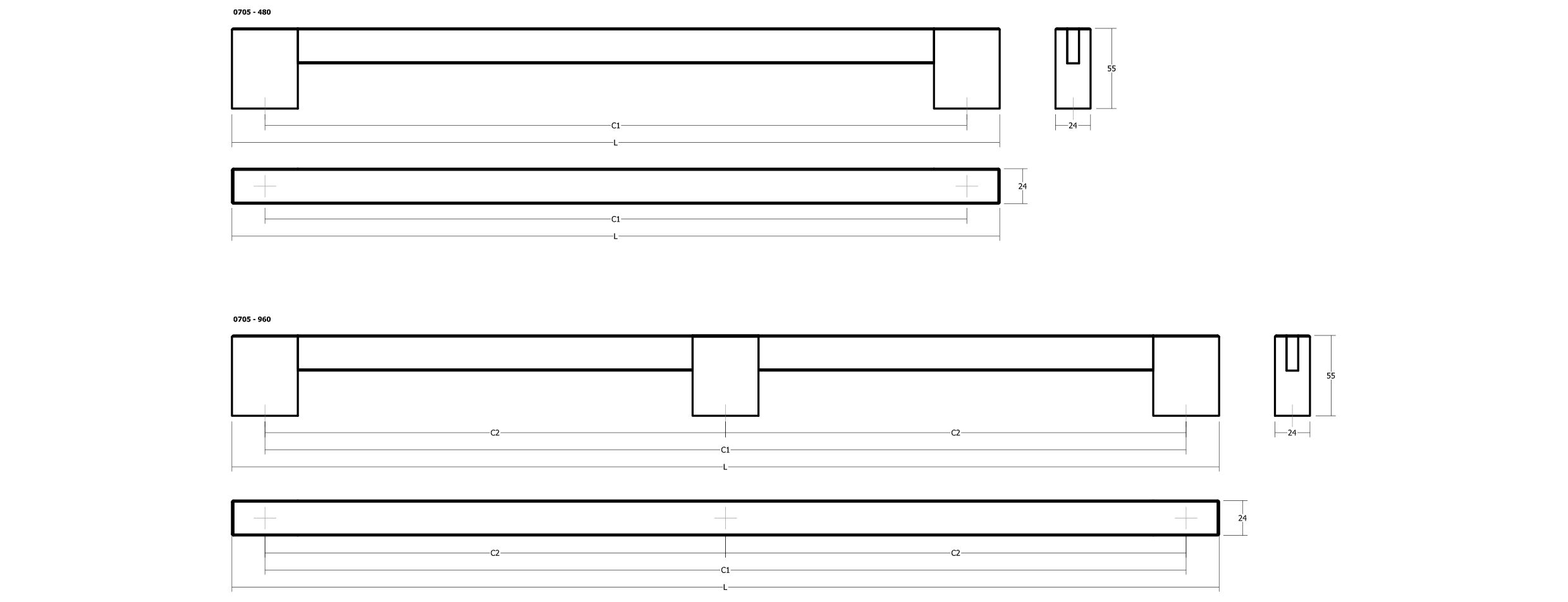 Дубовая мебельная ручка / ручка Viefe Hako ARCH-00047305 - Вид №3