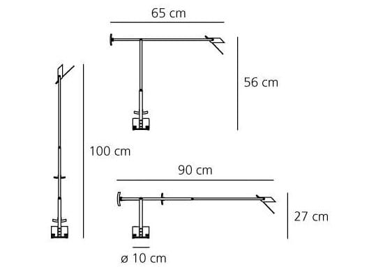 Алюминиевый торшер с гибкой рукояткой Artemide чувак ARCH-00082426 - Вид №3