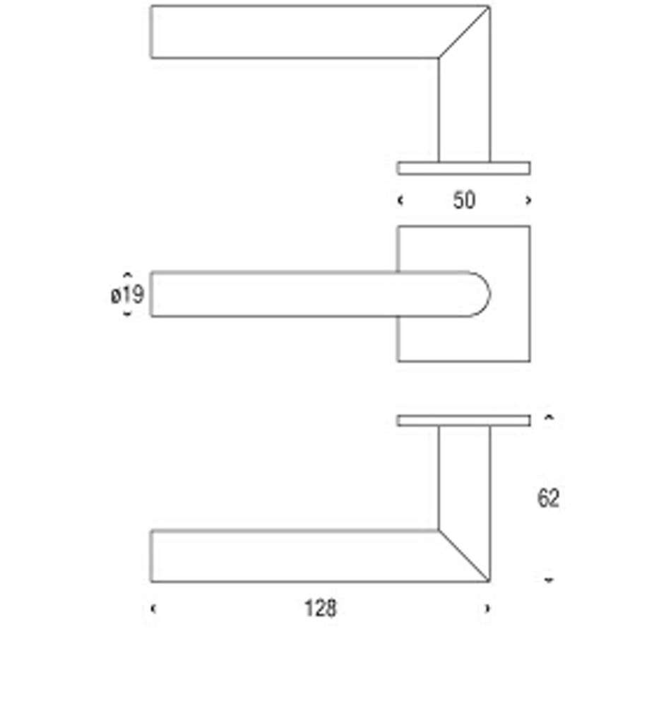 FROST Ручка рычага KUBE 1054 sun-id-1966551 - Вид №1