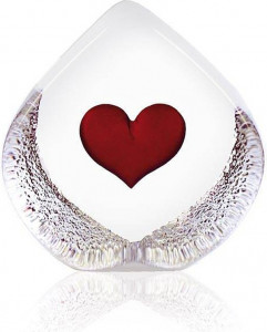 10666111 MALERAS Скульптура MALERAS "Сердце", 5,5см, хрусталь Хрусталь