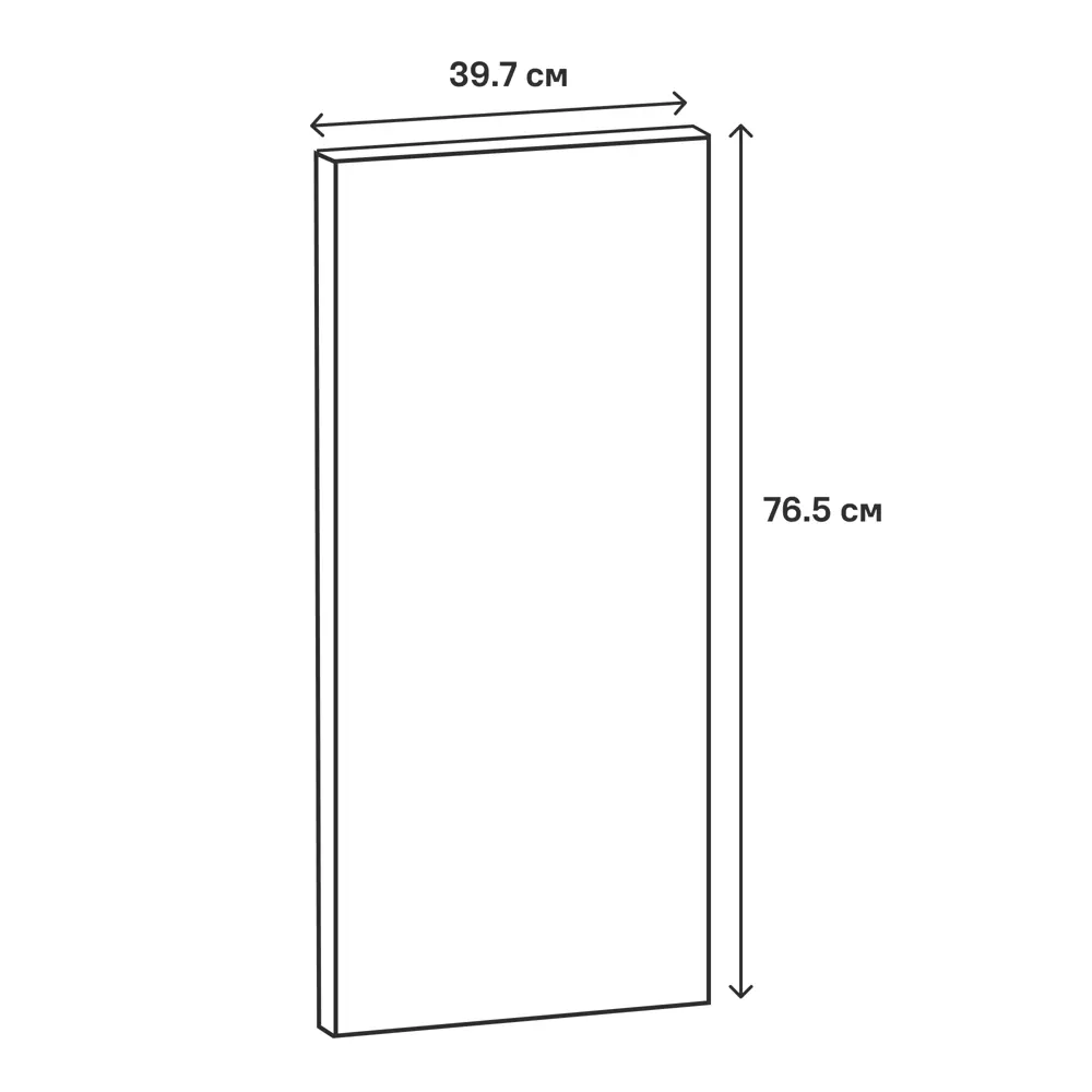 Фасад-витрина кухонного шкафа Реш 39.7x76.5 см Delinia ID МДФ цвет белый 82309079 STLM-2077450 - Вид №15