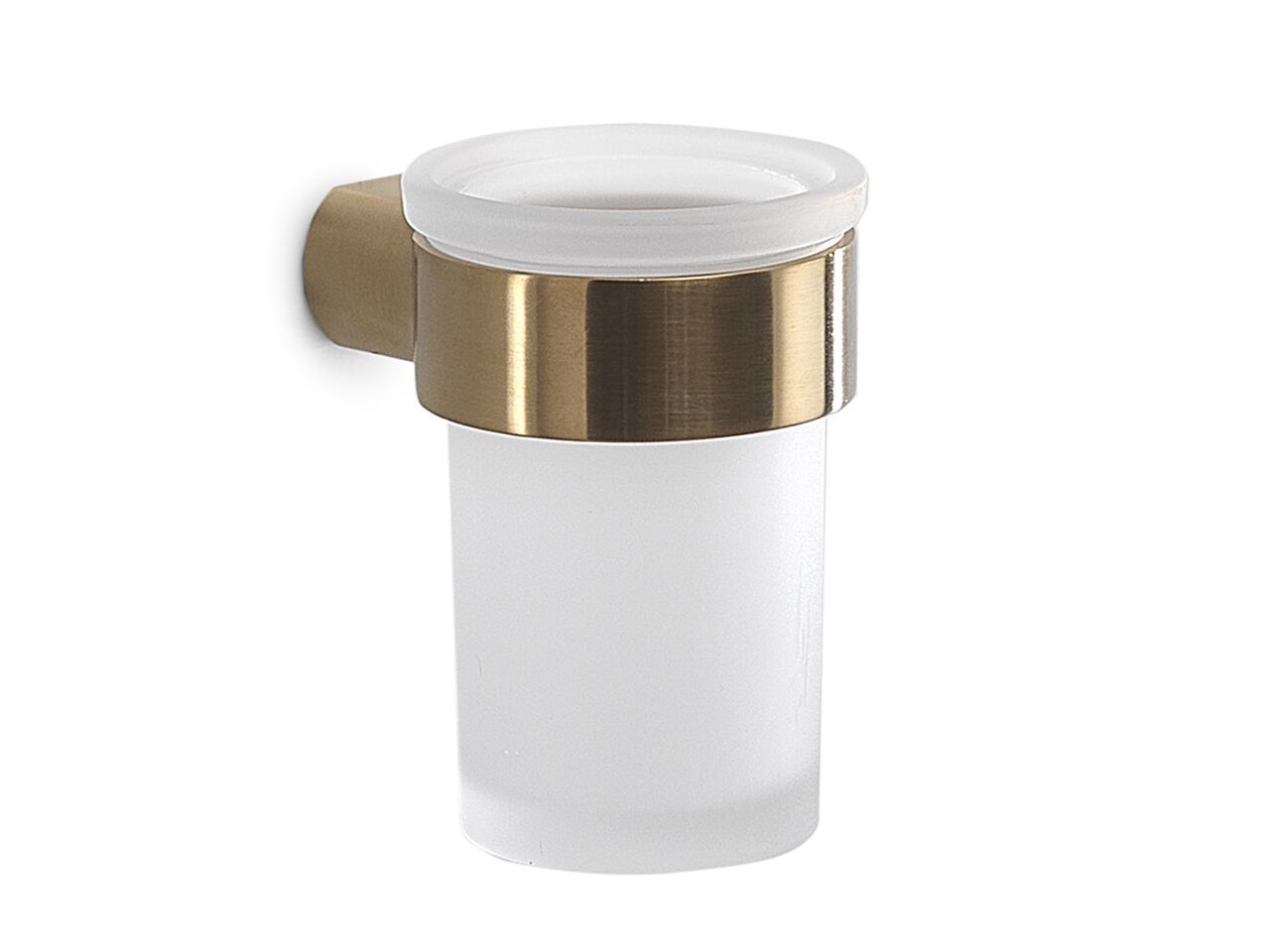 Матовый стеклянный настенный держатель зубной щетки GEDY Пиренеи ARCH-00048889