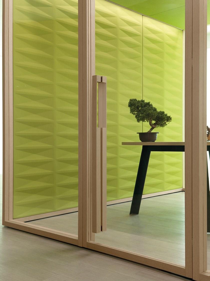 Citterio Акустический офисный остров из дерева и стекла sun-id-1369862 - Вид №2