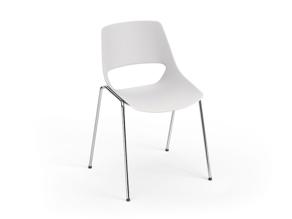 Штабелируемый стул из полипропилена для залов ожидания Brunner scoop ARCH-00118575
