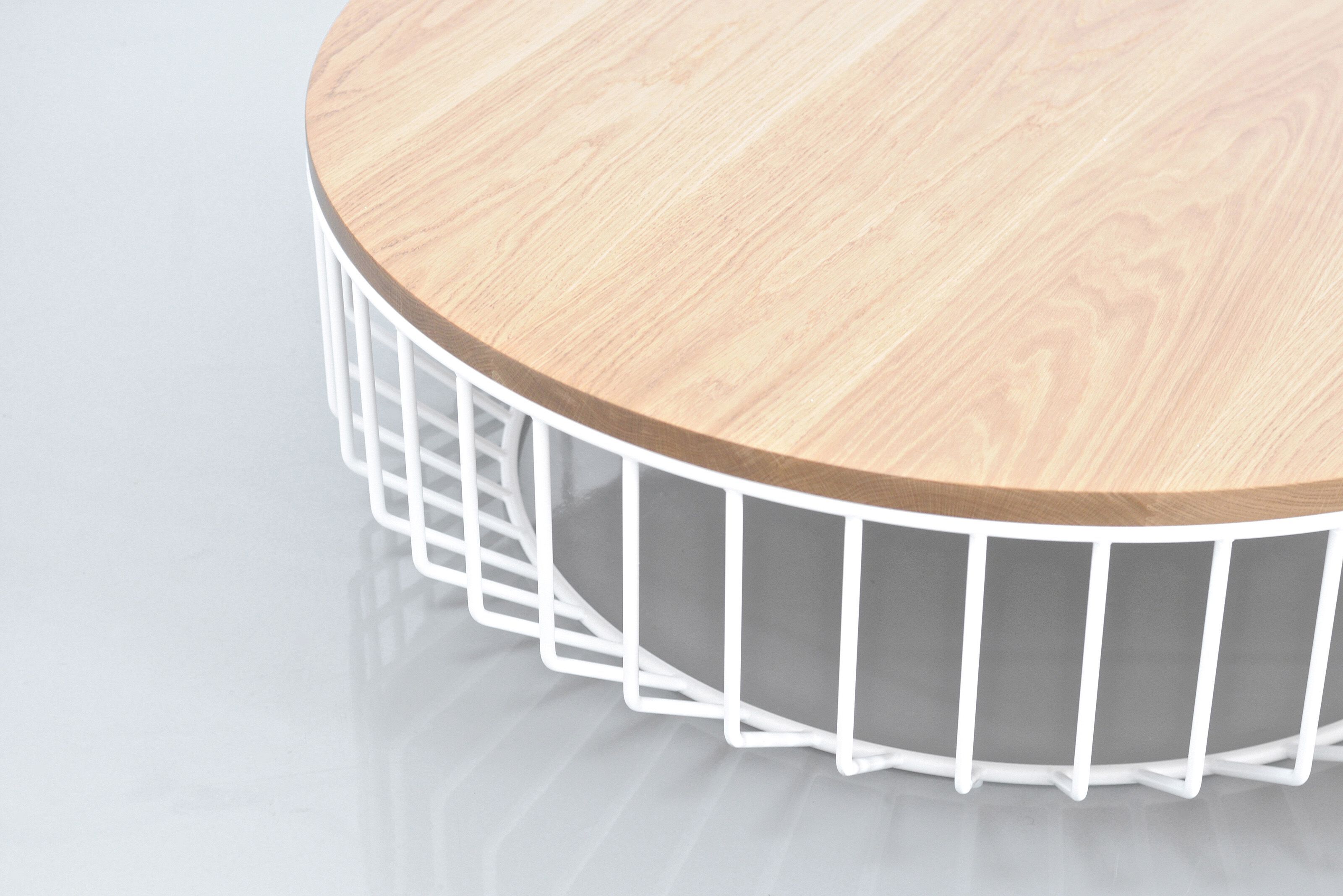 Круглый журнальный столик из массива дерева Phase Design Wired ARCH-00036279 - Вид №2