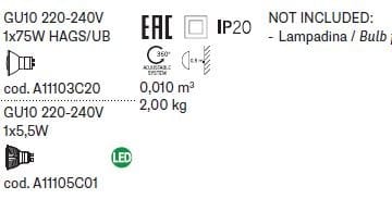 Регулируемый настенный светильник Fabbian Beluga Colour ARCH-00032407 - Вид №10