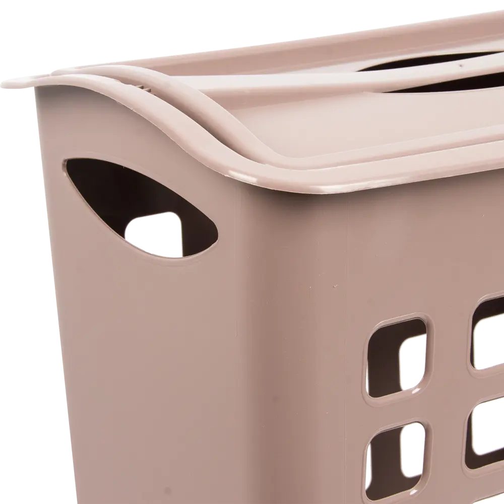 Корзина для белья цвет коричневый БЫТПЛАСТ STLM-2130319 - Вид №4