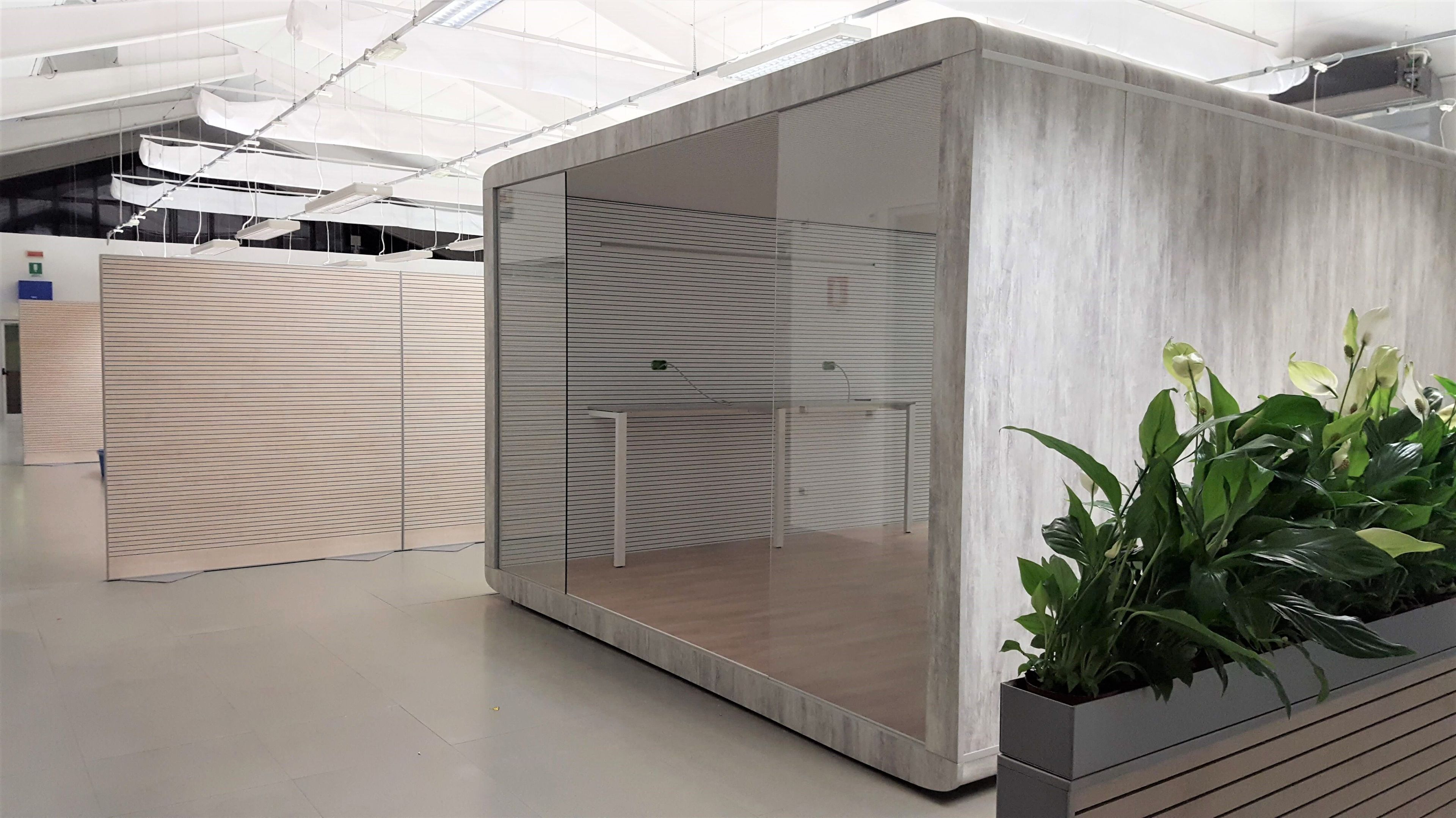 Мультимедийная многосторонняя акустическая офисная кабина со встроенным освещением Stefani акустическая коробка ARCH-00117757 - Вид №11