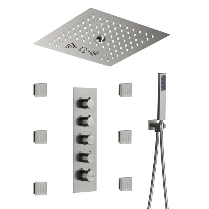 Термостатический встраиваемый душевой набор с насадкой для душа Fontana Showers питьевой фонтанчик ARCH-00028638 - Вид №1