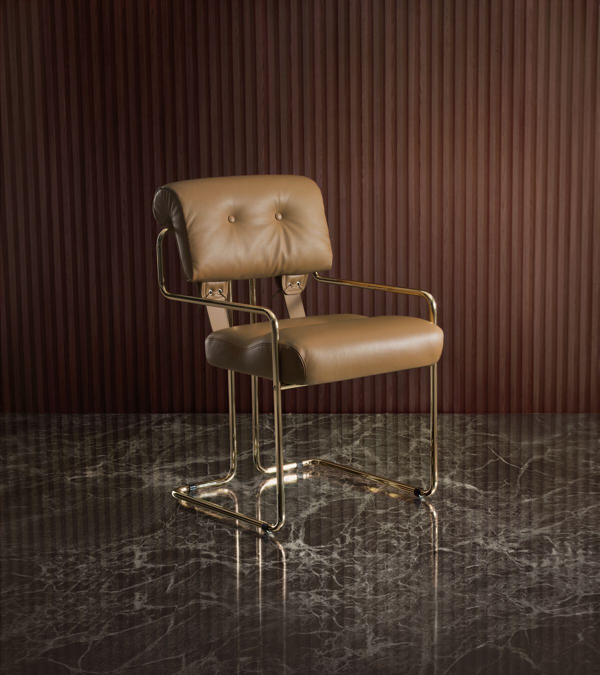 Мягкий консольный стул с подлокотниками i 4 Mariani Tukroma ARCH-00139511 - Вид №5