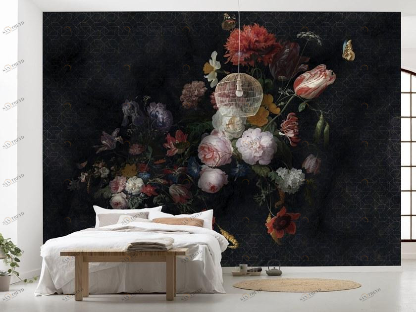 Komar Флизелиновые обои с цветочными мотивами Home X7-1044