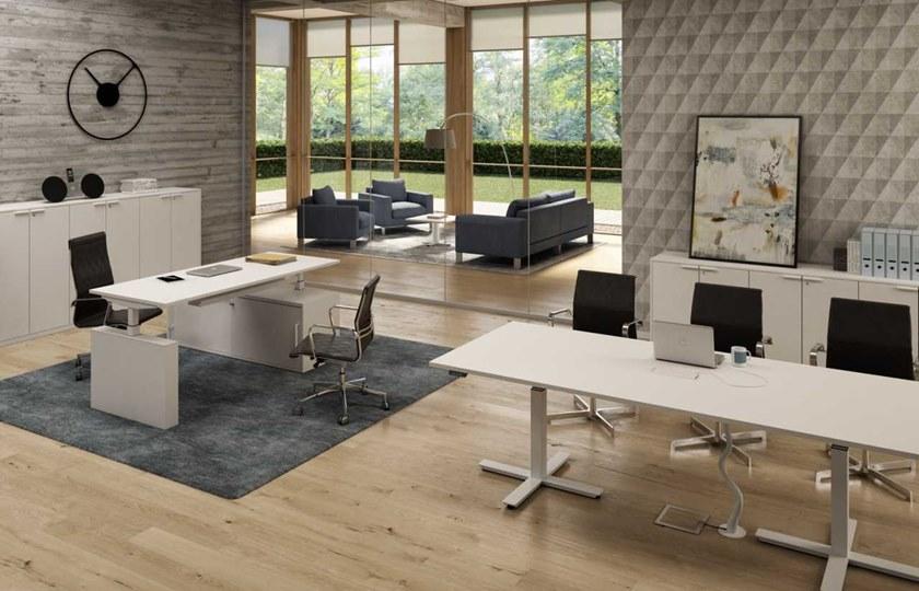 Bralco Регулируемый по высоте стол со встроенной полкой Winglet sun-id-1420670 - Вид №1