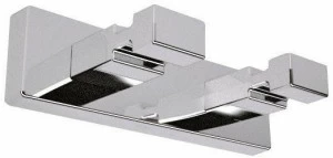 INDA® Двойной крючок для халатов из хромированной латуни Lea A1820b