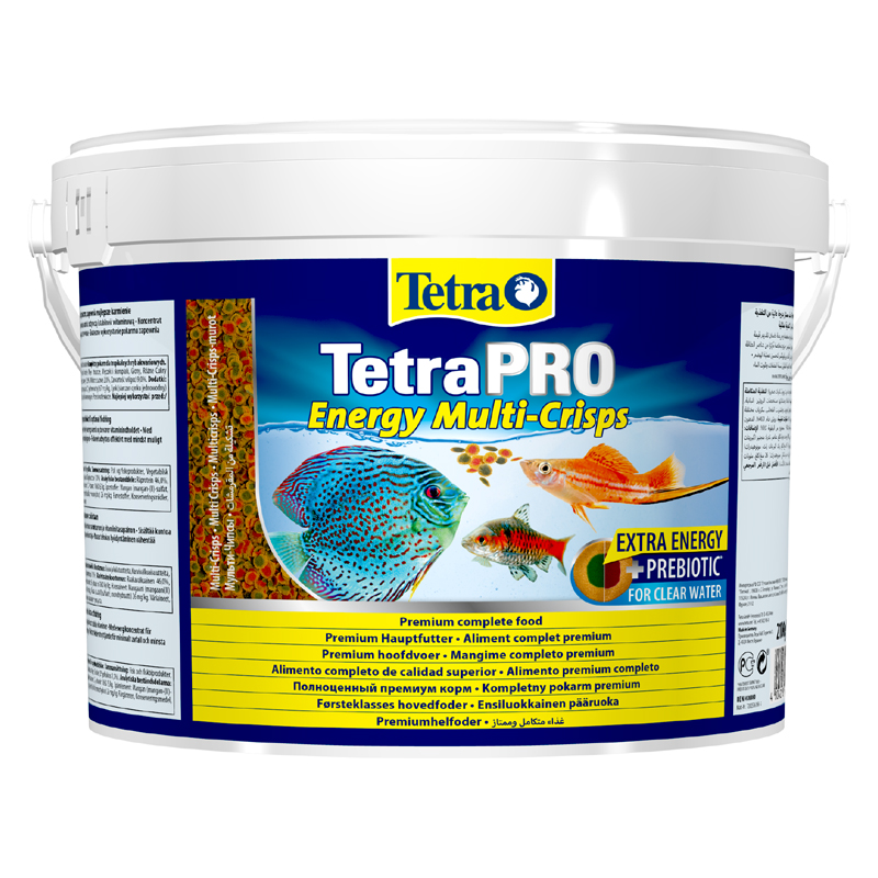 Т00017289 Корм для рыб Pro Energy Crisps чипсы для всех видов рыб для доп.энергии 10 л (ведро) TETRA 