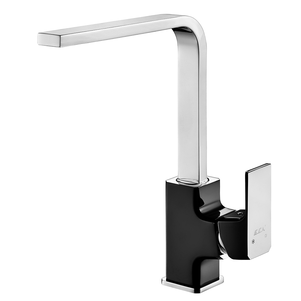 103518123st  Смеситель для мойки Tiera - черный - экономия воды Eca 
