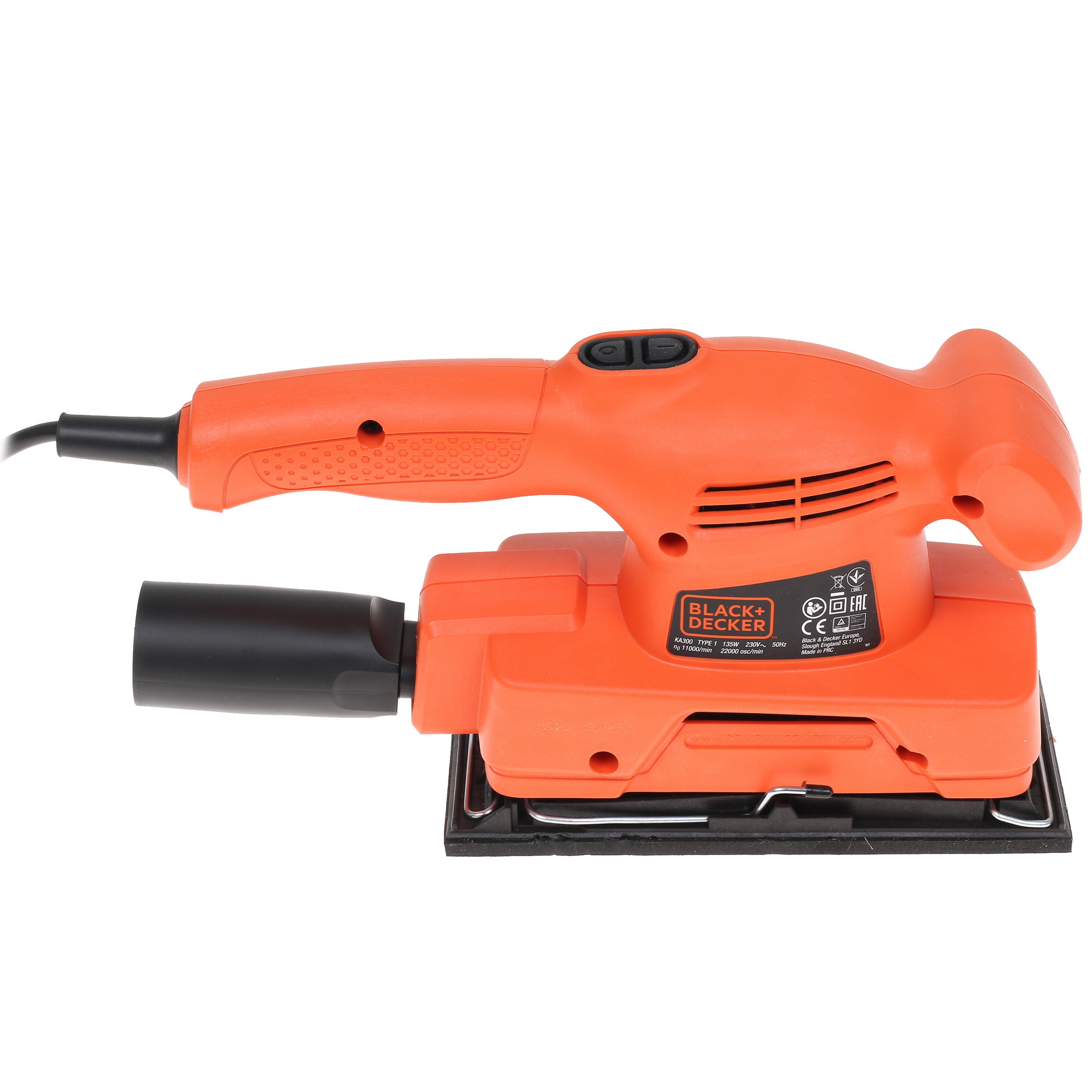 Виброшлифовальная машина Black&Decker KA300 1083159 Black+decker STDN-0150809 - Вид №3