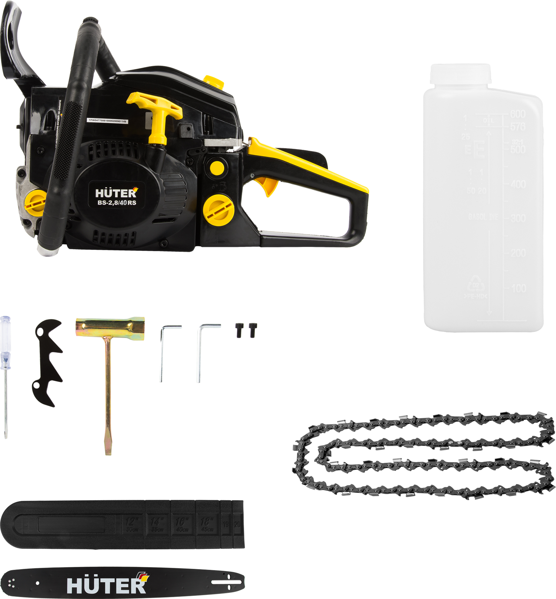 Бензопила HUTER BS-2.3/40RS с шиной 40 см для профессионального применения 82770992 STLM-0035780 - Вид №1