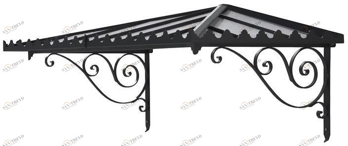 Unopiù Навес из железа и поликарбоната  Pes240 