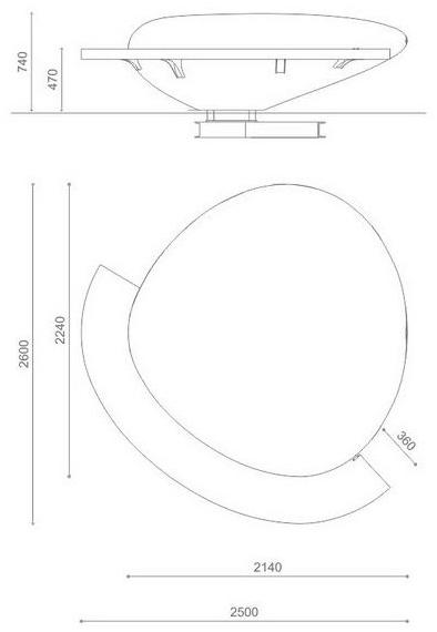 Metalco Реконструированная каменная скамья sun-id-1365317 - Вид №5