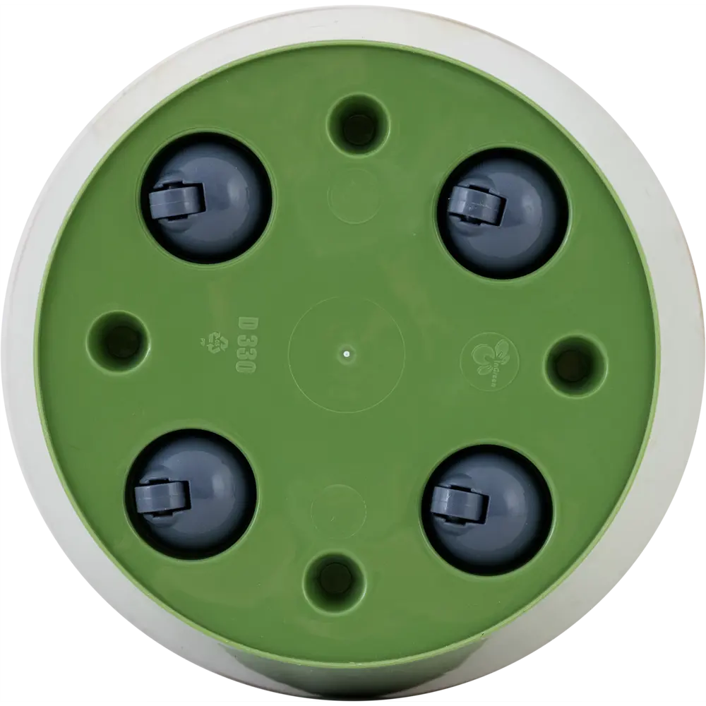 Горшок цветочный Ingreen London ø33 h30.5 см v16 л пластик оливковый 82824893 STLM-2172090 Santreyd - Вид №1