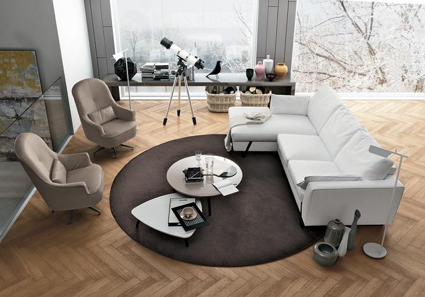 Colombini Casa Поворотное кожаное кресло sun-id-1375645 - Вид №1