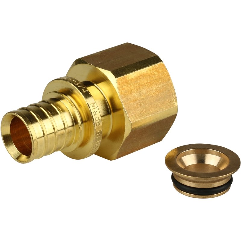 Переходник ВР 20x3/4" аксиальный для труб из сшитого полиэтилена STOUT SFA0002002034 - Вид №1
