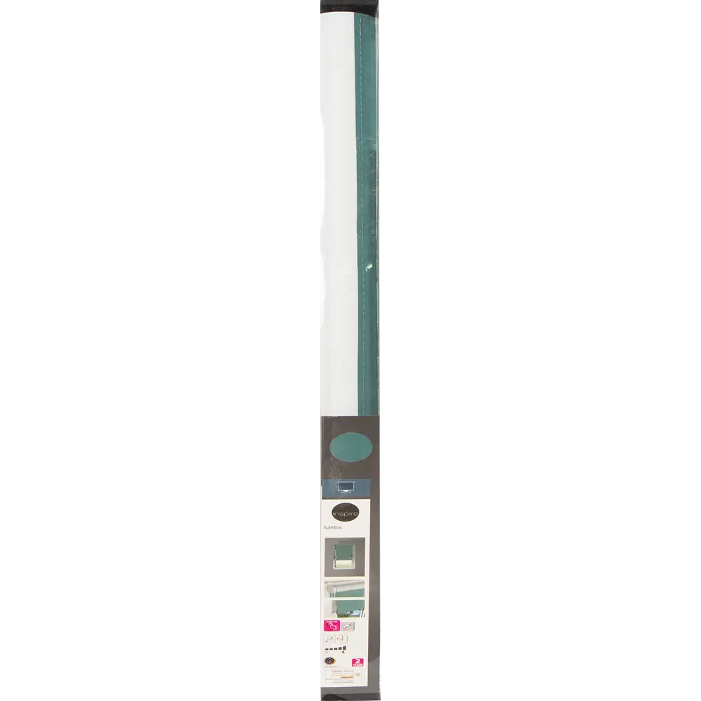 Штора рулонная блэкаут Inspire Santos 50x160 см бирюзовая Celadon 2 82692229 STLM-2144776 - Вид №8