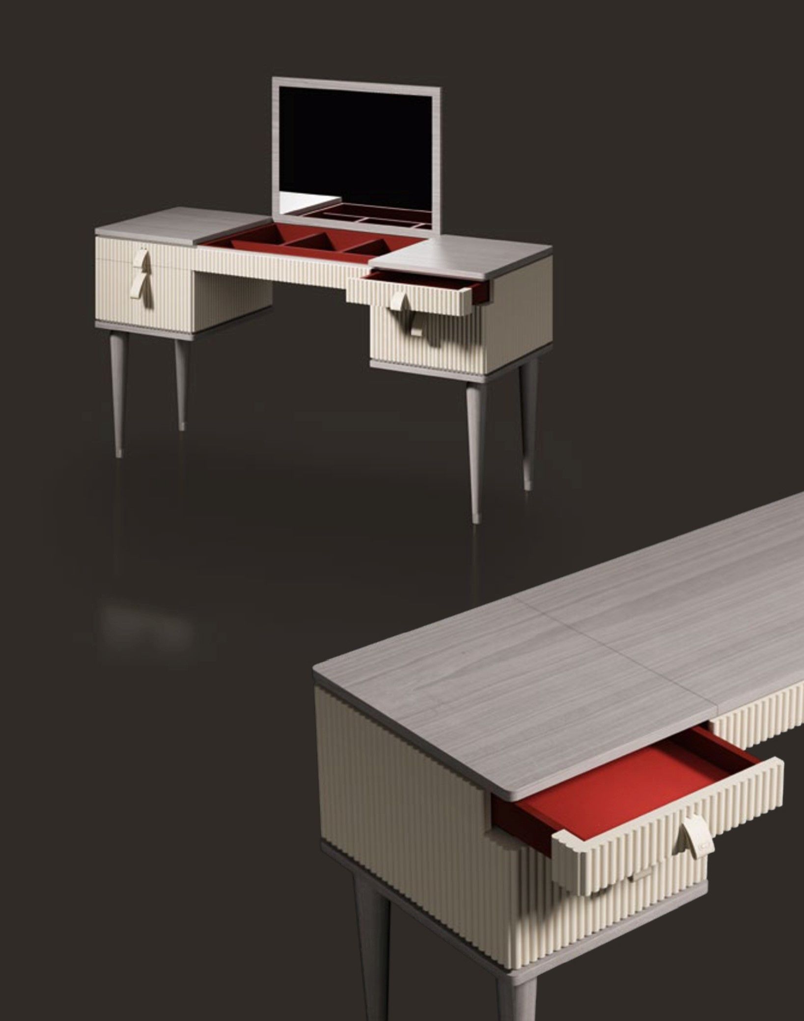 Деревянный туалетный столик CPRN HOMOOD Cocoon ARCH-00116658 - Вид №1