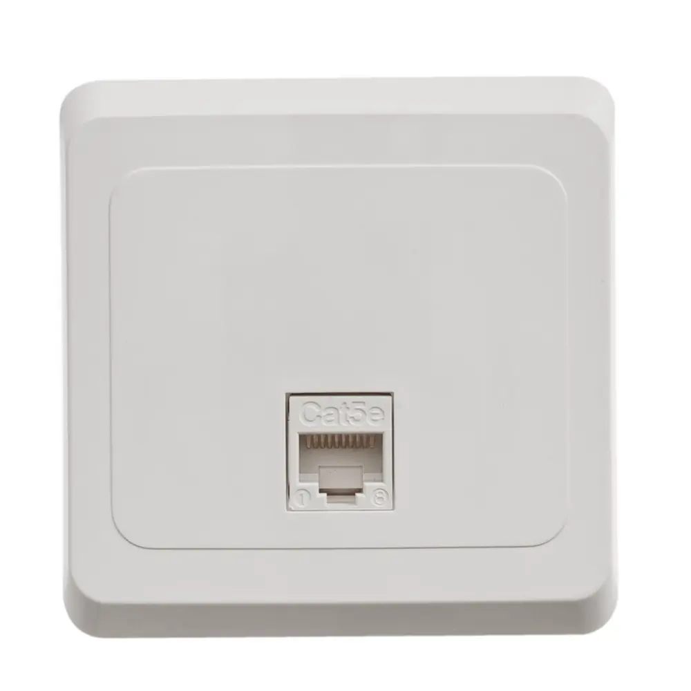 Розетка компьютерная Systeme Electric Этюд для скрытого монтажа 89365968 STLM-1367985