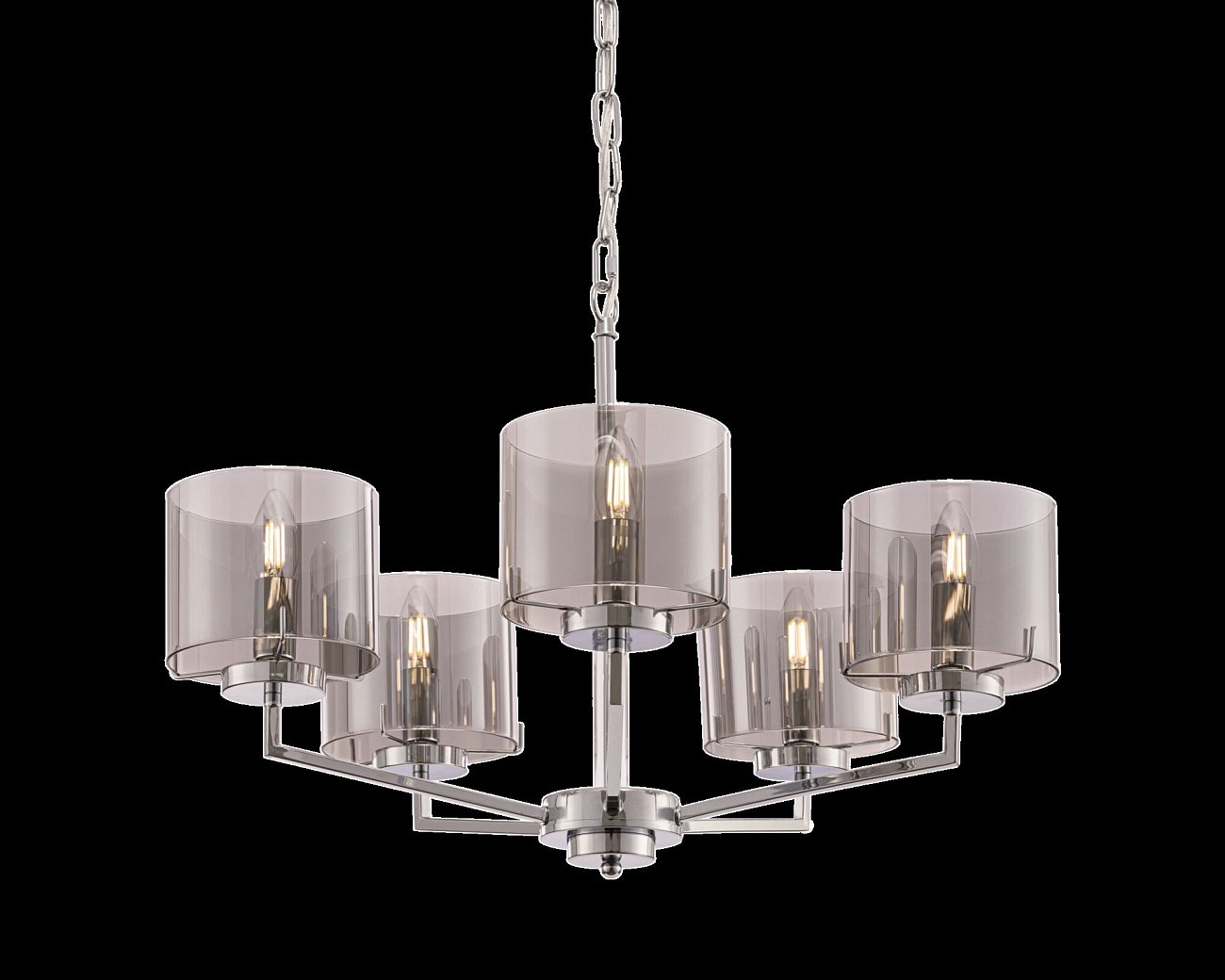 Люстра подвесная серая Karen 05CH FREYA MODERN 00-3956367 Серый - Вид №2