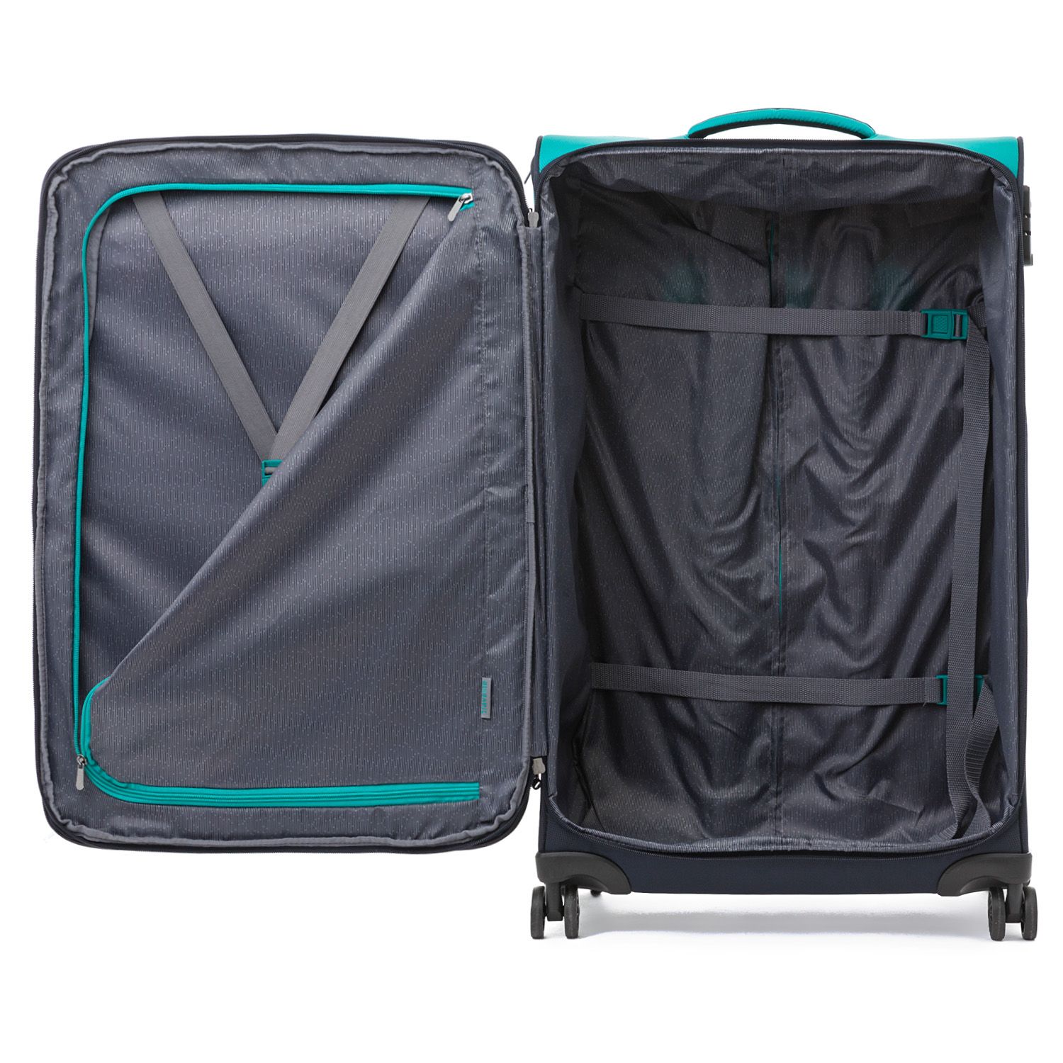 83349-20 Чемодан 83349-01 4-Wheel Trolley L Exp Travelite Stream - Вид №1