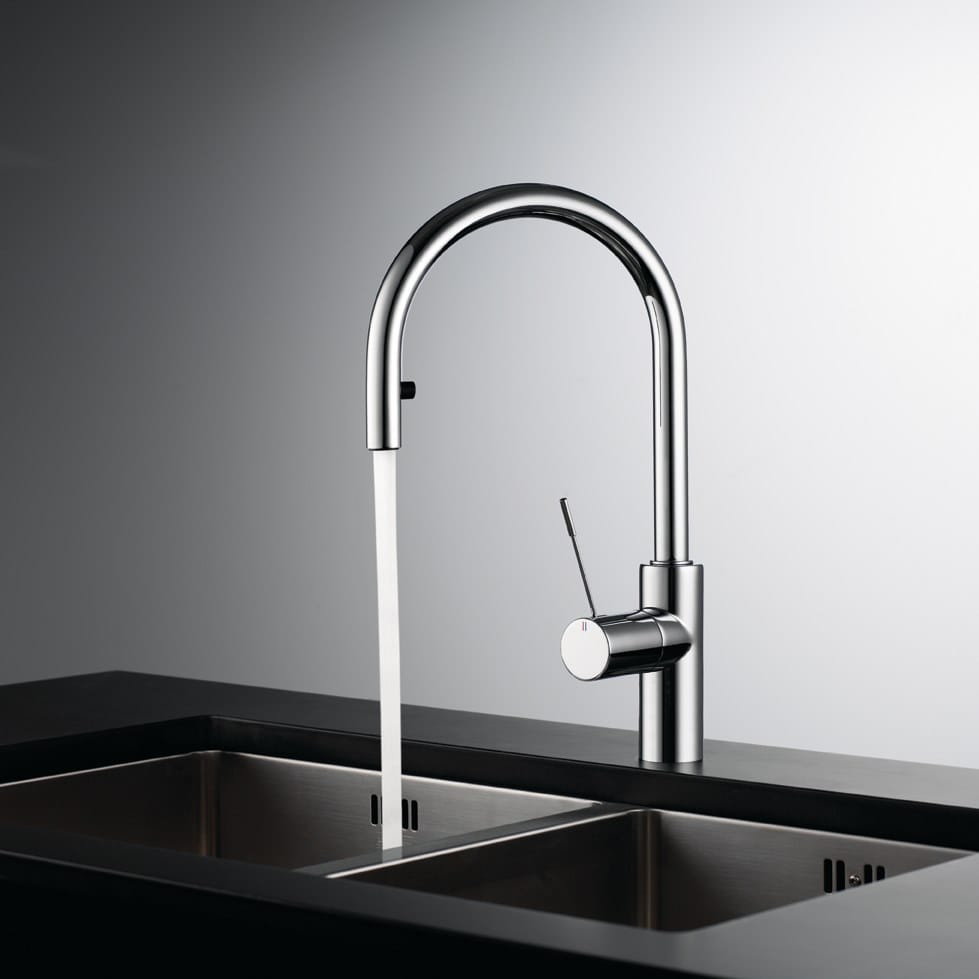 Кухонный смеситель со съемным ручным душем KWC ONO ARCH-00076186 - Вид №1