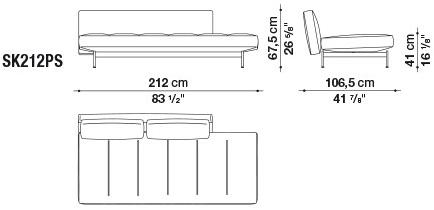 B&B Italia Модульный тканевый диван Saké sun-id-1382720 - Вид №14