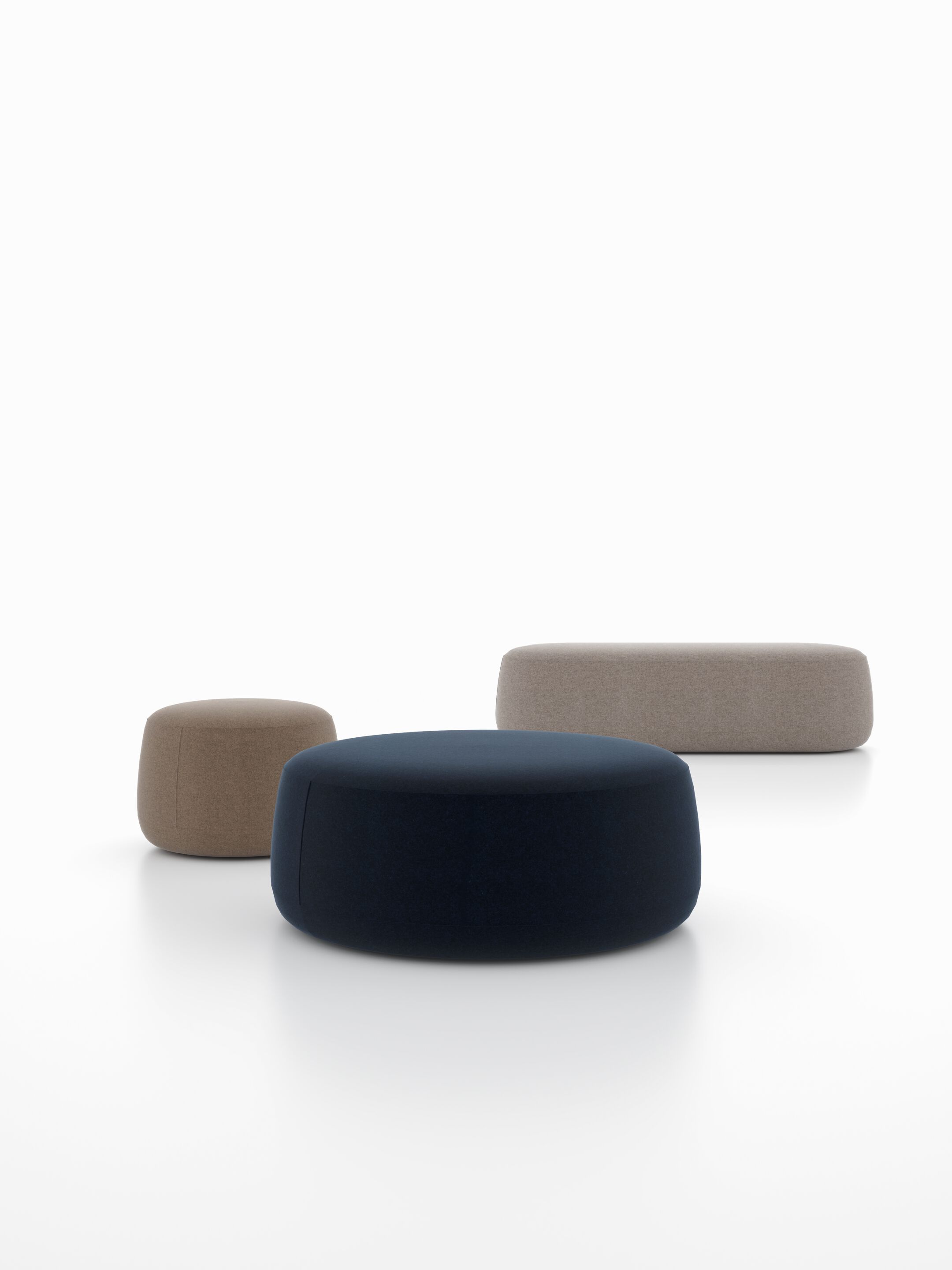 Овальный пуф из ткани Omelette Editions MOLE ARCH-00136444 - Вид №6