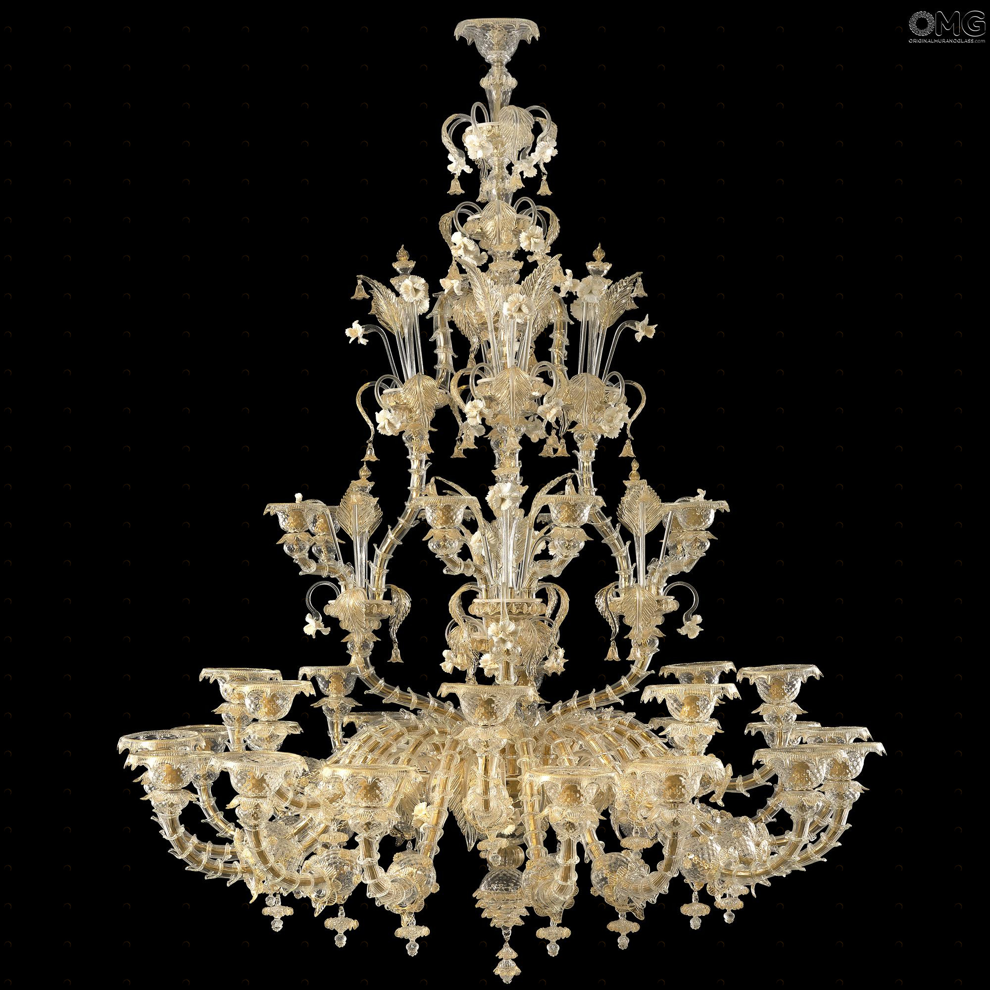 3376 ORIGINALMURANOGLASS Люстра Каликантус - Luxury - муранское стекло OMG  см 