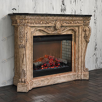 Электрические камины 01129-400-061 Floral Electric Fireplace Ambella 