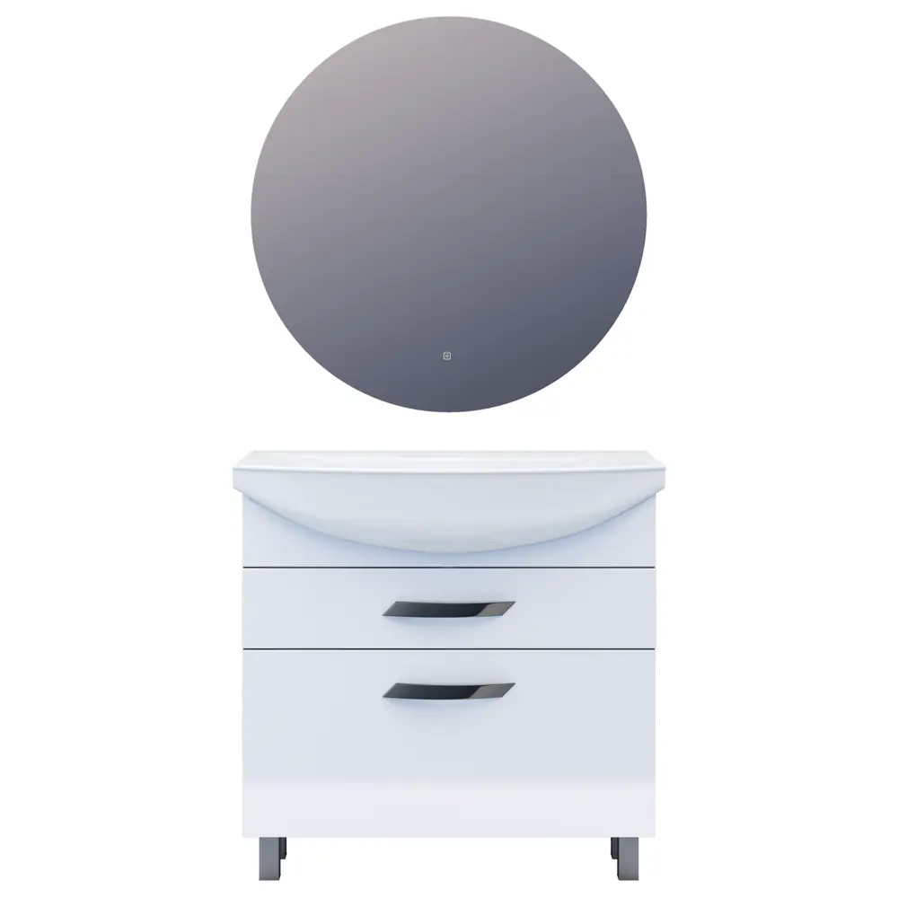 Тумба под раковину Vigo Moss 85 см, цвет белый STLM-2206355 - Вид №4