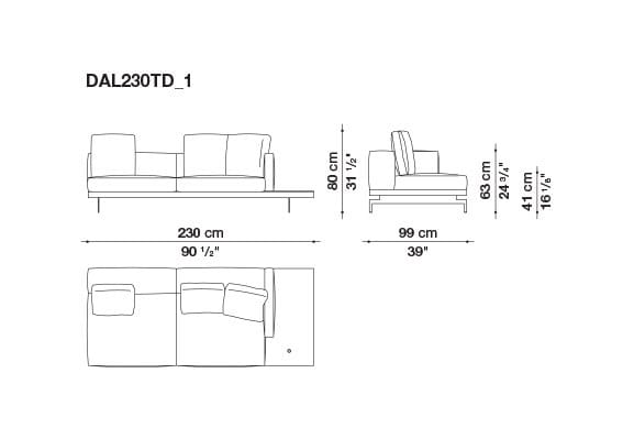 Кожаный диван B&B Italia док ARCH-00130675 - Вид №125