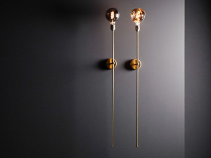 Латунный настенный светильник