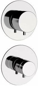 Remer Rubinetterie Смеситель для душа из хромированной латуни с переключателем Minimal thermo Nt 95 c