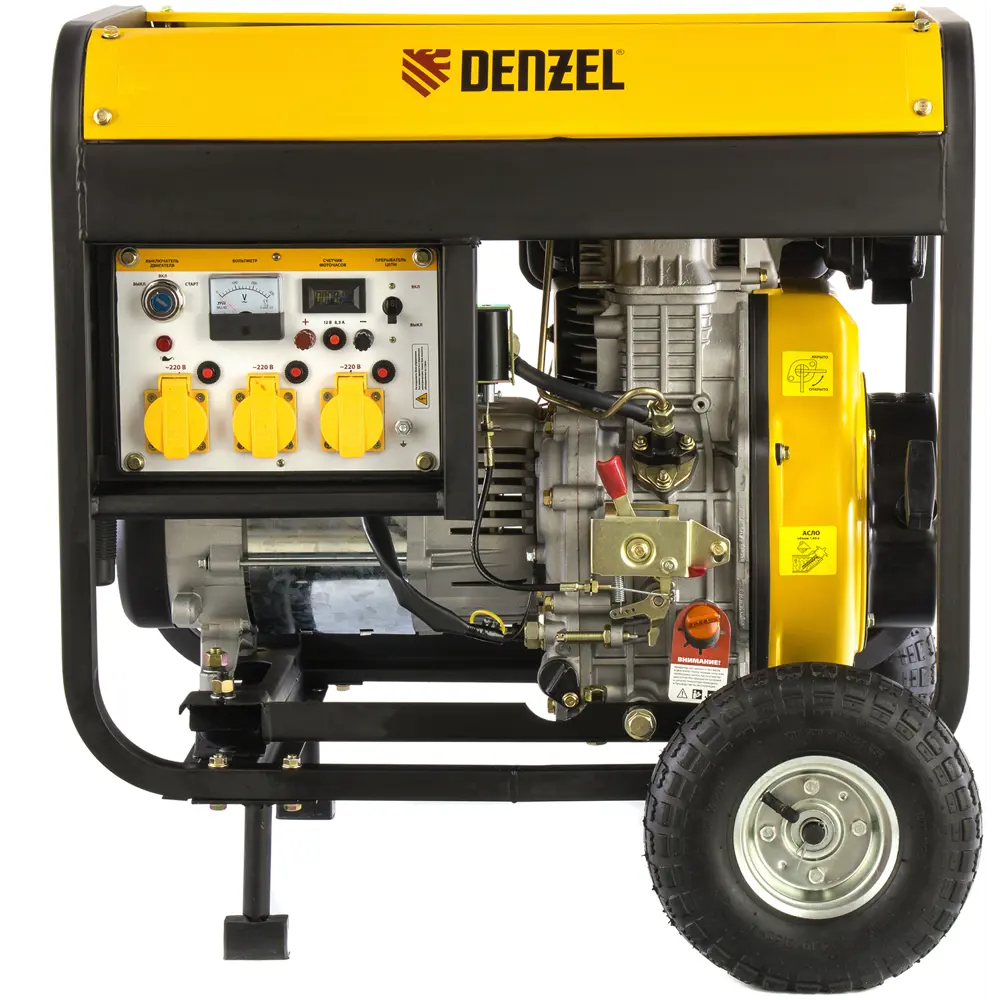 Генератор дизельный Denzel DD6300Е, 5 кВт STLM-2050262 - Вид №9