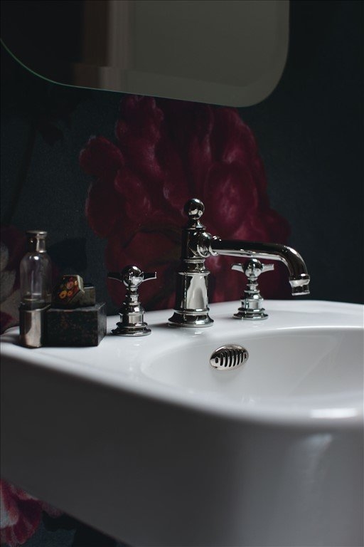 Раковина 600мм с тумбой, цвет темно - оливковый Arcade Burlington ARC600 1TH, ARC9M - Вид №5