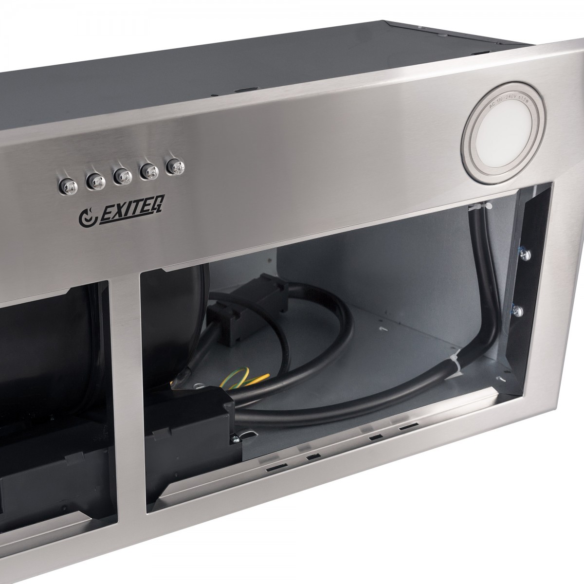 9245054 Вытяжка полновстраиваемая EXITEQ EX-1179 серебристый/серебристый STDN-0083037 - Вид №3