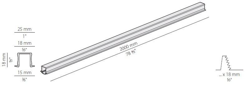 PANZERI Освещение мебели Tribeca Xg2036-track - Вид №5