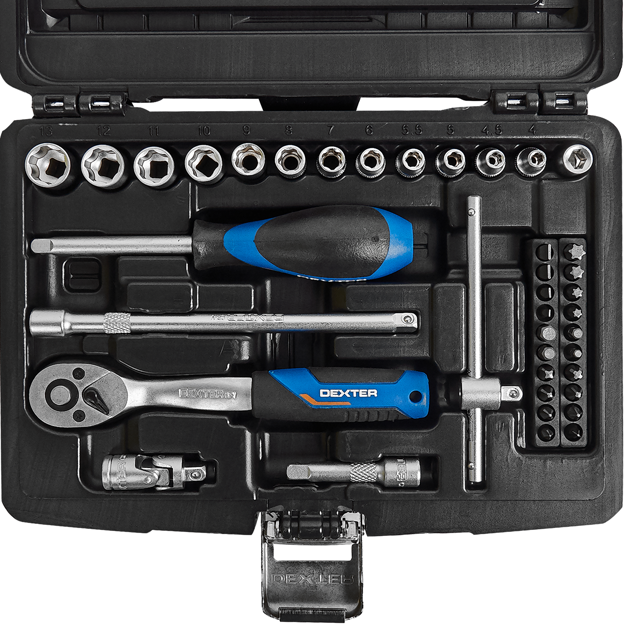 Набор инструментов Dexter: 39 предметов для домашнего ремонта 82612579 STLM-0031653 - Вид №2