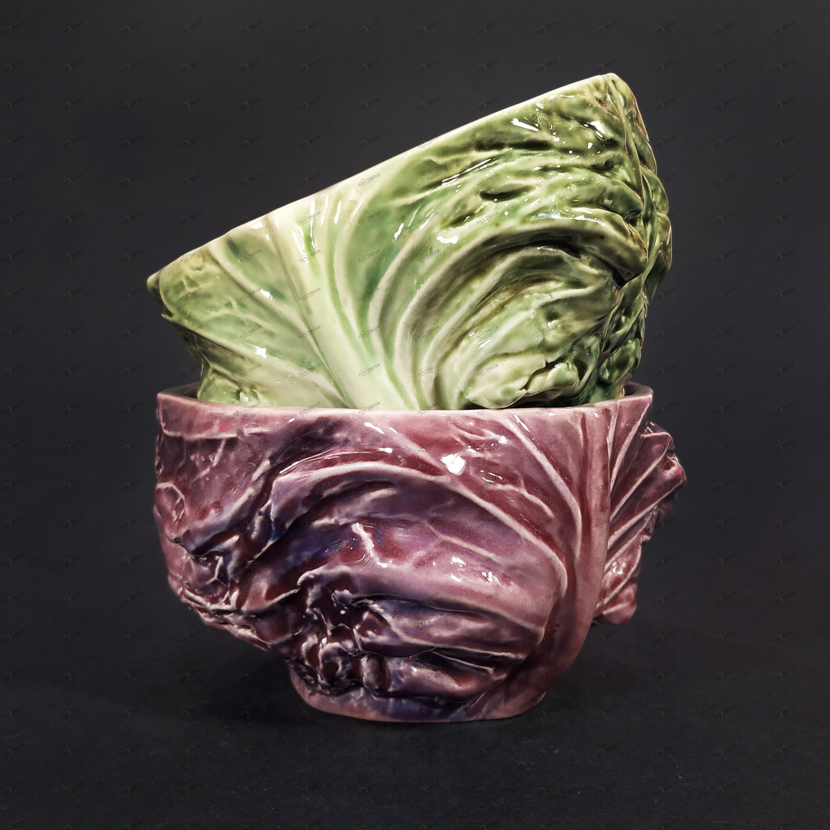 Салатник «Салат» малый Фиолетовый PROVANSFAIENCE 