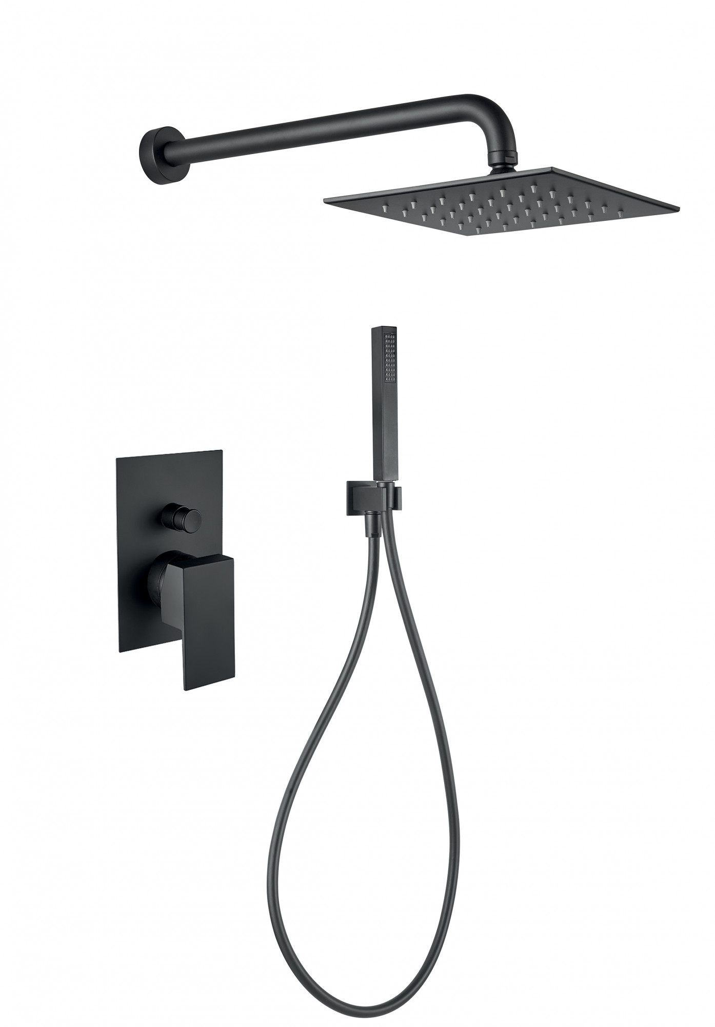 100NN7553 Смеситель для душа , черный Fiore Kube